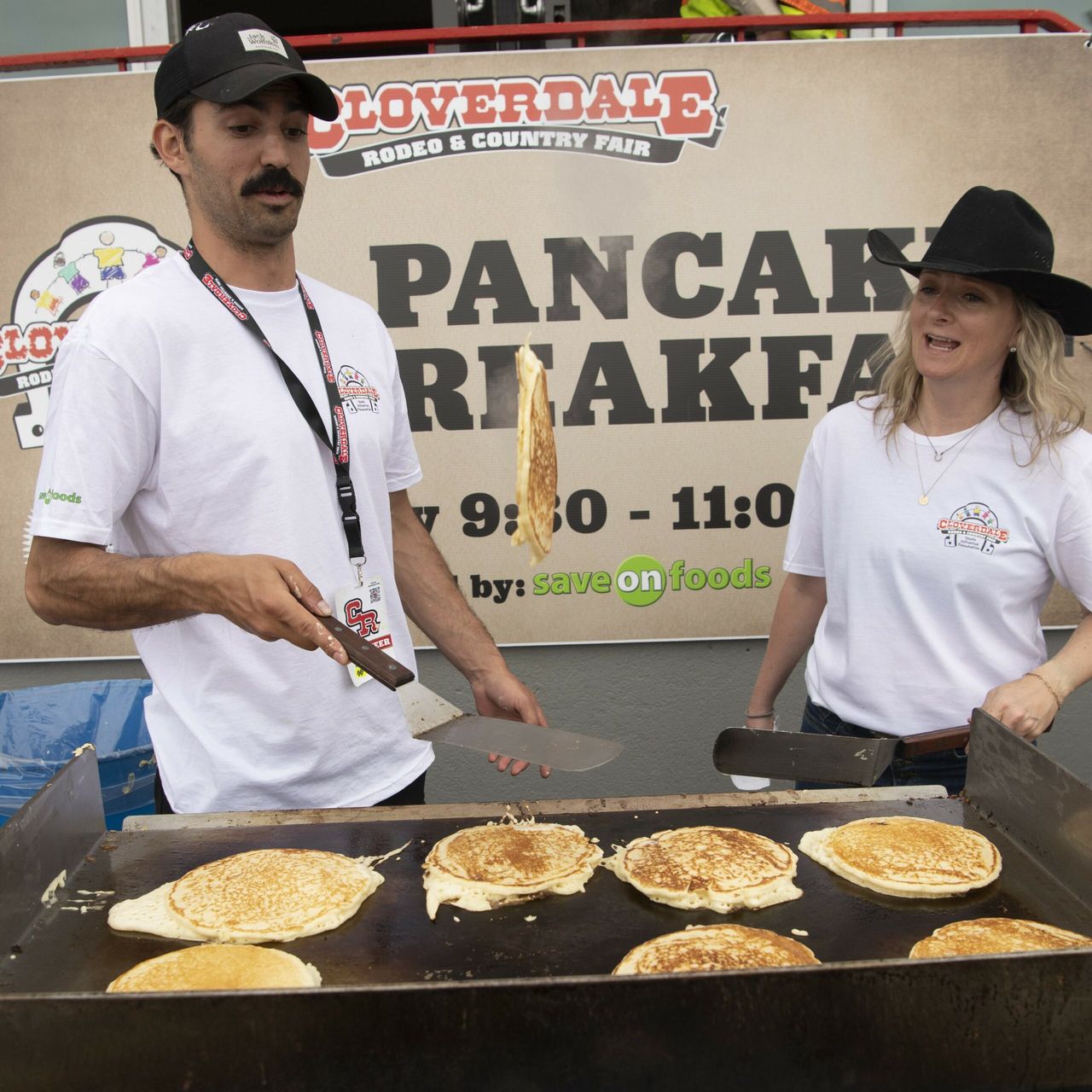 The Cloverdale Rodeo & Country Fair Pancake Breakfast in Support of the Cloverdale Youth Initiative Foundation