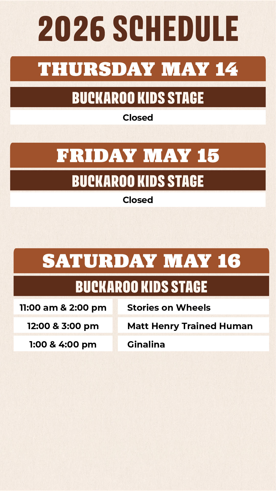 Buckaroo Kids Corral
