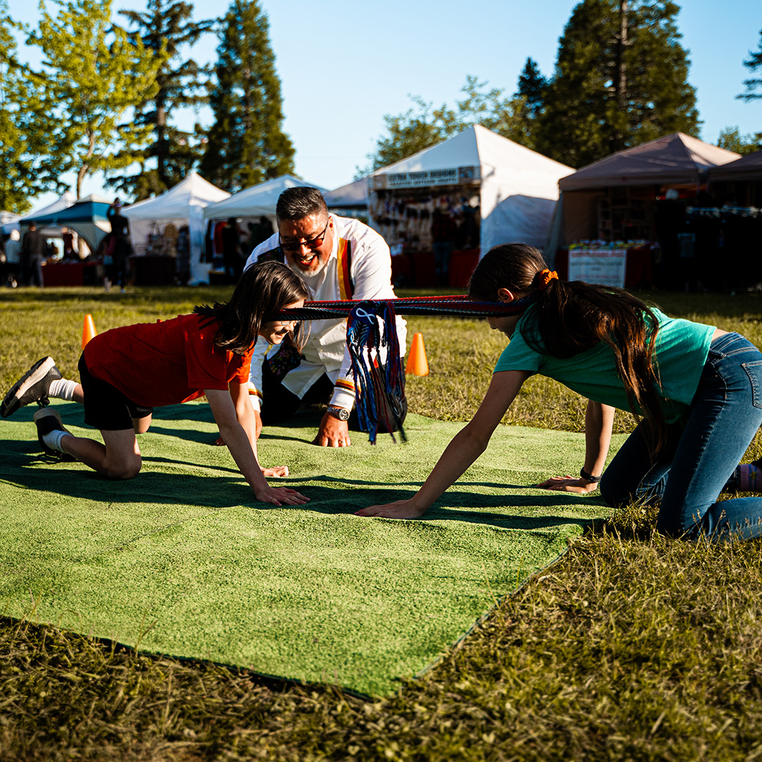 Indigenous Village family game activity